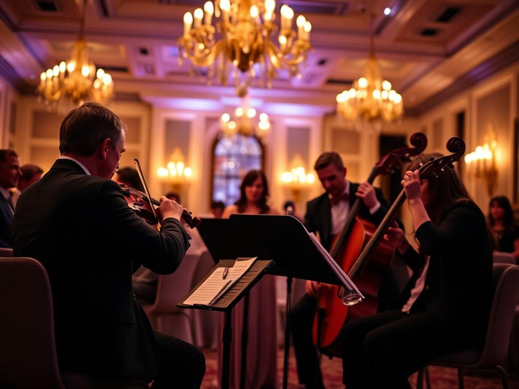 Live music performance at an event